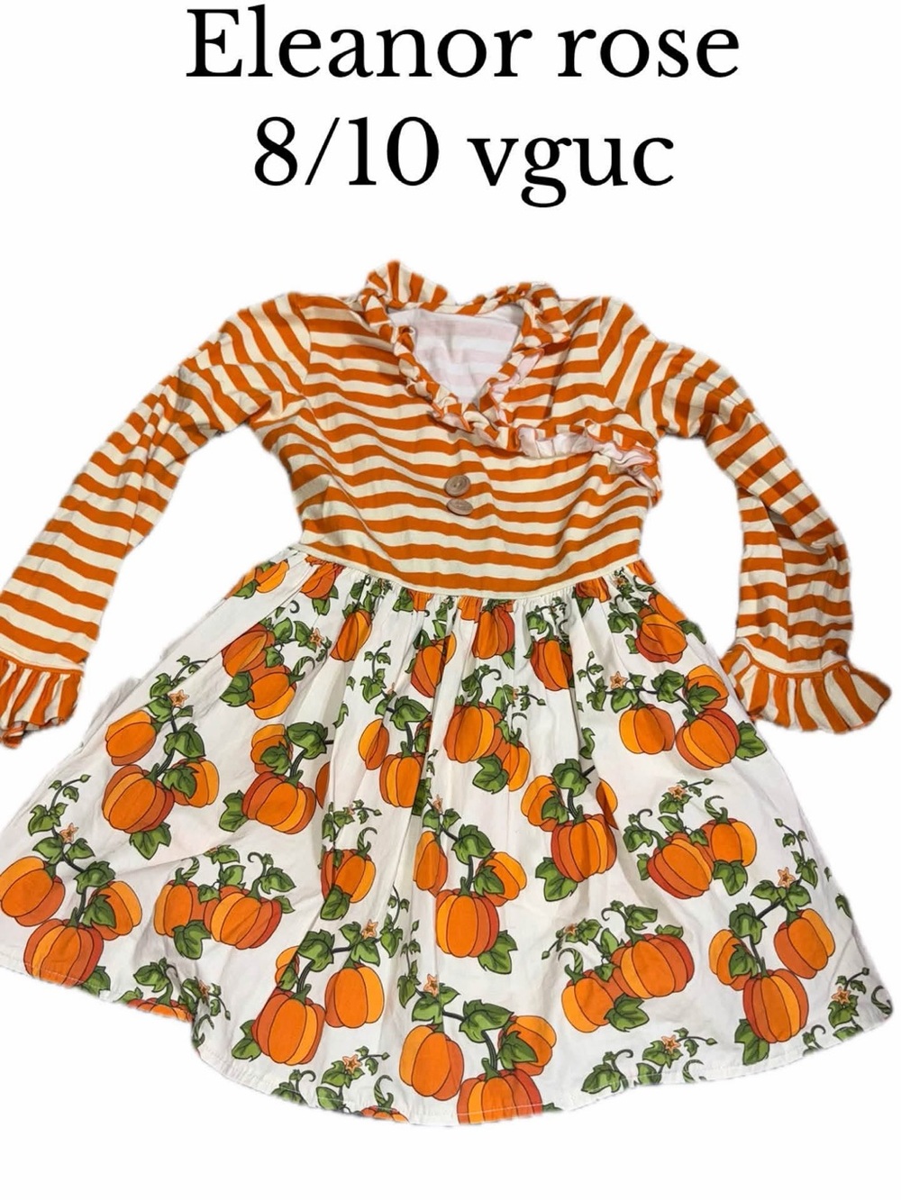Eleanor rose pumpkin Halloween dress